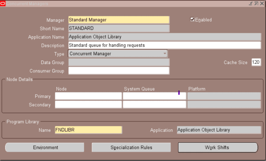 Concurrent Manager in Oracle apps R12