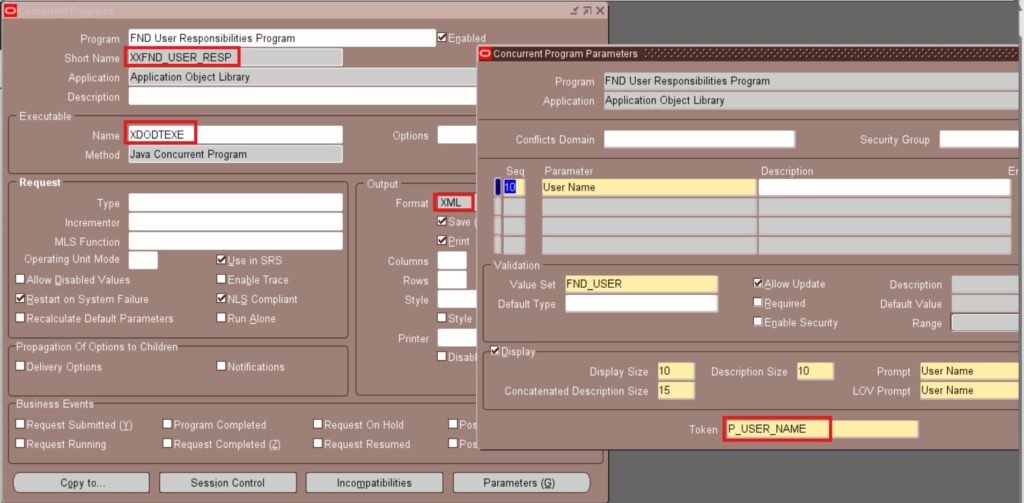 BI Publisher Define Concurrent Program in Oracle apps r12