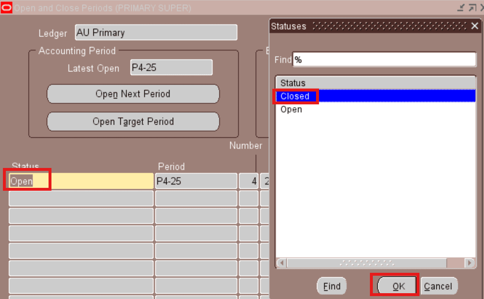 How to Close GL Period in Oracle Apps R12