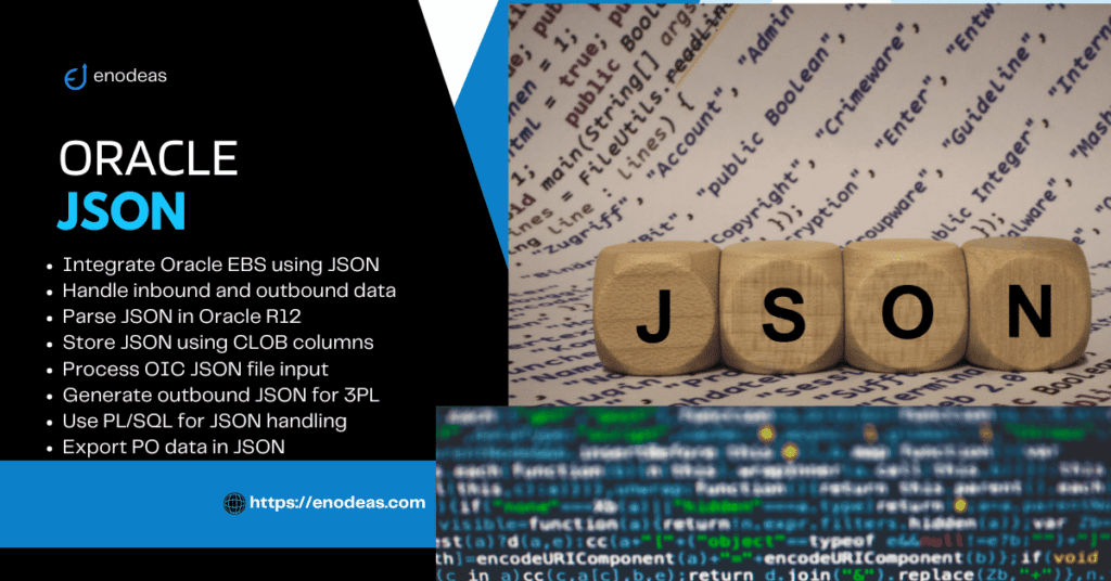 Oracle Json Format and Its Usage in Oracle Apps R12