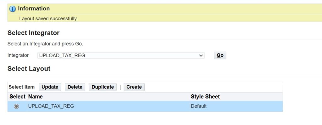 Save Layout of Web Applications Desktop Integrator 