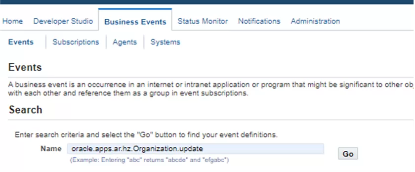 Business Events in Oracle Apps R12