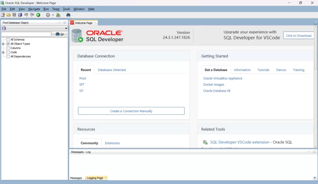 Oracle SQL Developer